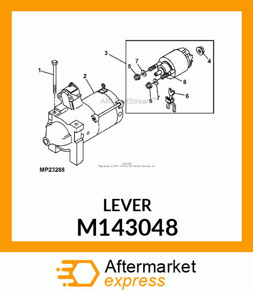 Lever M143048