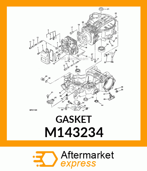 GASKET, CRANKCASE COVER M143234