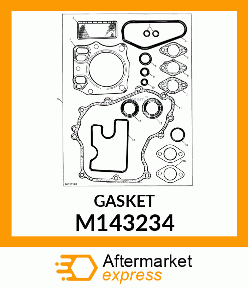 GASKET, CRANKCASE COVER M143234