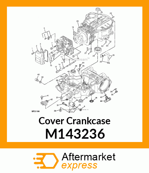 Cover Crankcase M143236