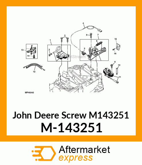 SCREW, BREATHER PASSAGE COVER M-143251