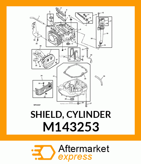 SHIELD, CYLINDER M143253