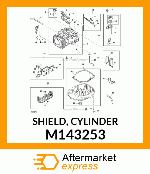 SHIELD, CYLINDER M143253