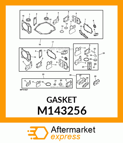 GASKET, ROCKER COVER M143256