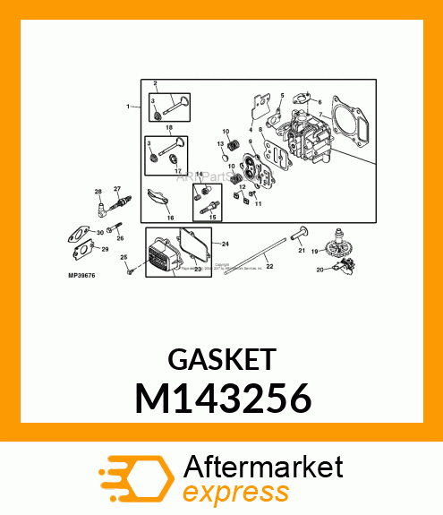 GASKET, ROCKER COVER M143256