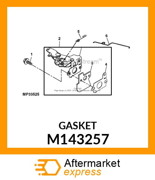 SPACER, CARBURETOR M143257