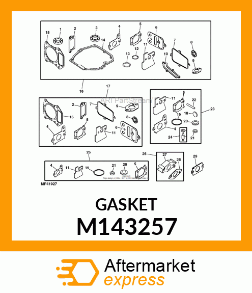 SPACER, CARBURETOR M143257