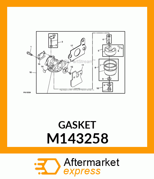 GASKET, INTAKE M143258