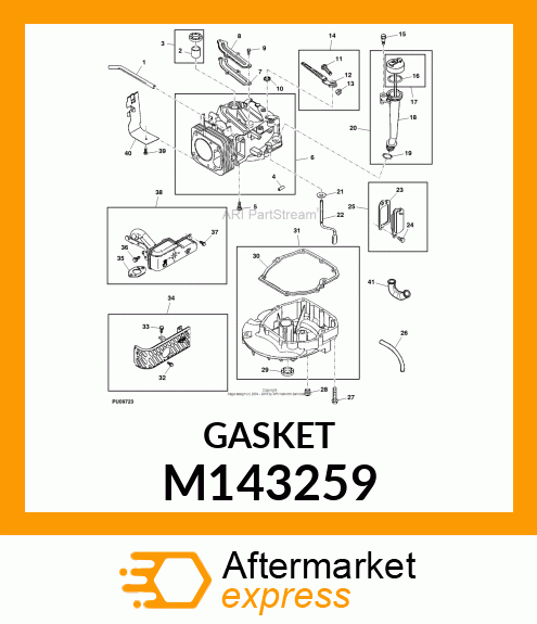 GASKET, EXHAUST M143259