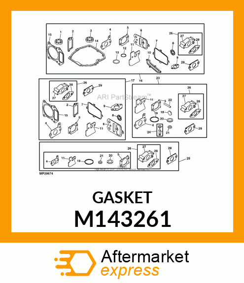 Engine Cylinder Head Gaske M143261