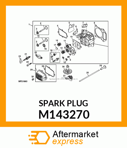 PLUG, SPARK CHAMP RC12YC M143270