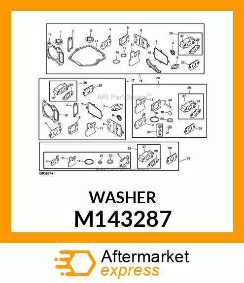 WASHER, SEALING M143287