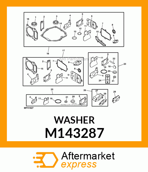 WASHER, SEALING M143287