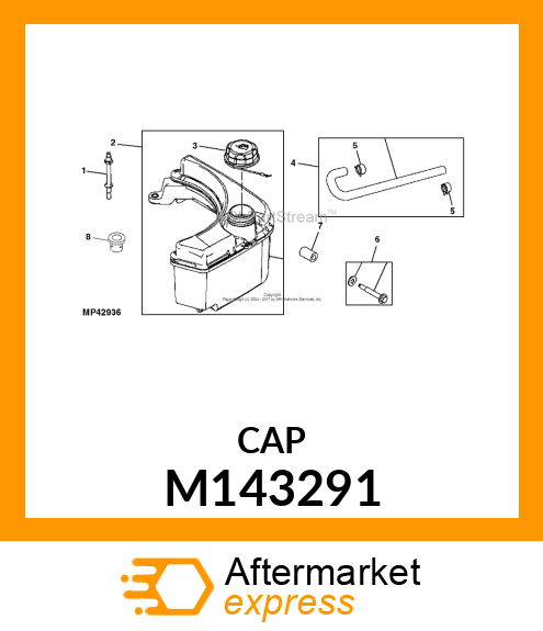 CAP, FUEL TANK M143291