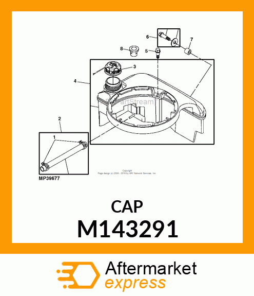 CAP, FUEL TANK M143291