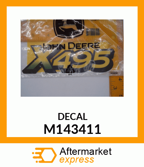 LABEL, MODEL X495 M143411