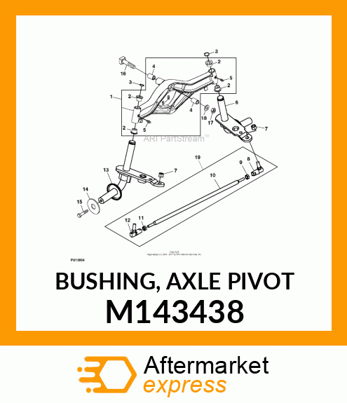 BUSHING, AXLE PIVOT M143438