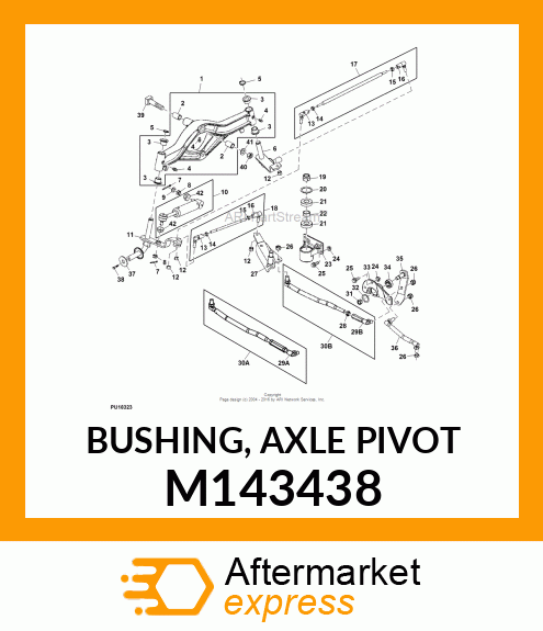 BUSHING, AXLE PIVOT M143438