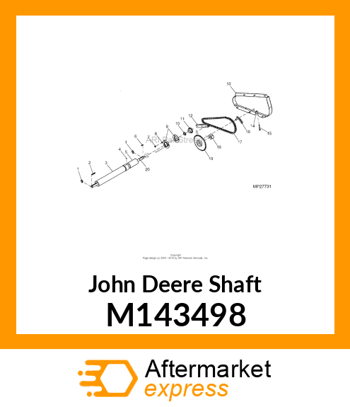 SHAFT M143498