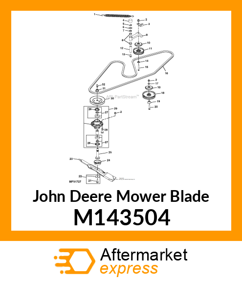 BLADE, MOWER (62C) M143504