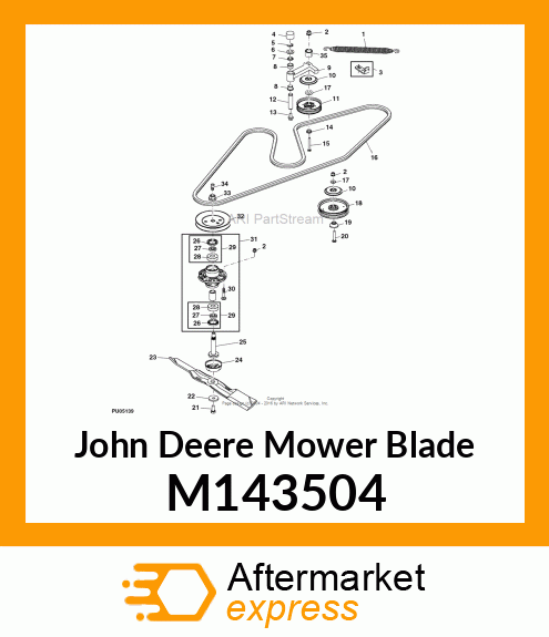 BLADE, MOWER (62C) M143504