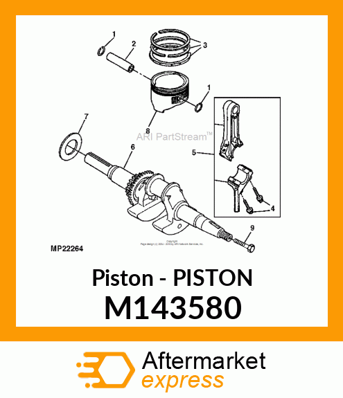 Piston M143580