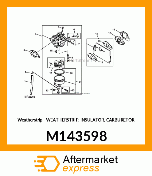 Weatherstrip M143598