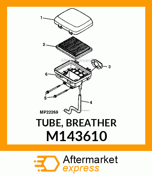 TUBE, BREATHER M143610