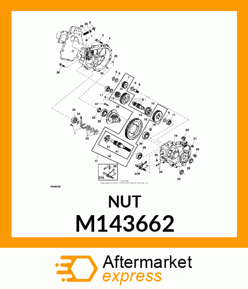 LOCKNUT, 3/8 M143662