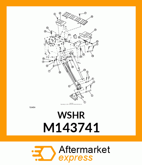 WASHER, FLAT HARDEN 1/2 SAE M143741