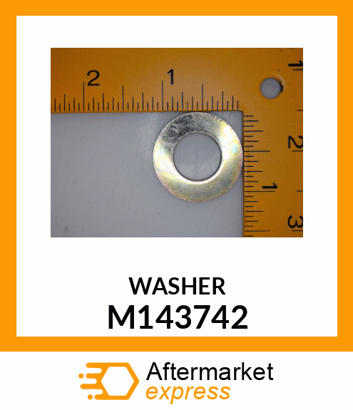 WASHER, FLAT HARDEN 9/16 SAE M143742