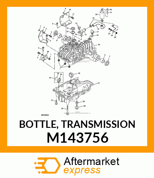 BOTTLE, TRANSMISSION M143756