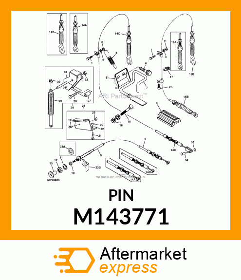 PIN, CLEVIS CIRCULAR GROOVED HEADED M143771