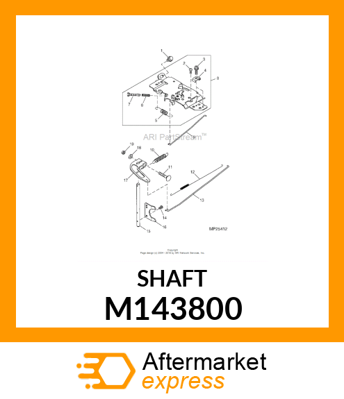 SHAFT M143800