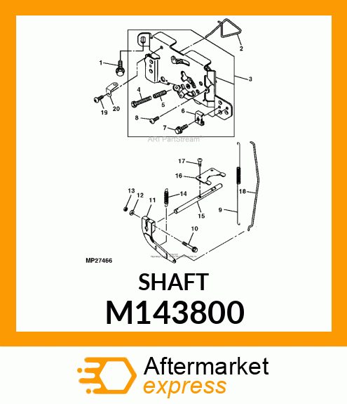 SHAFT M143800