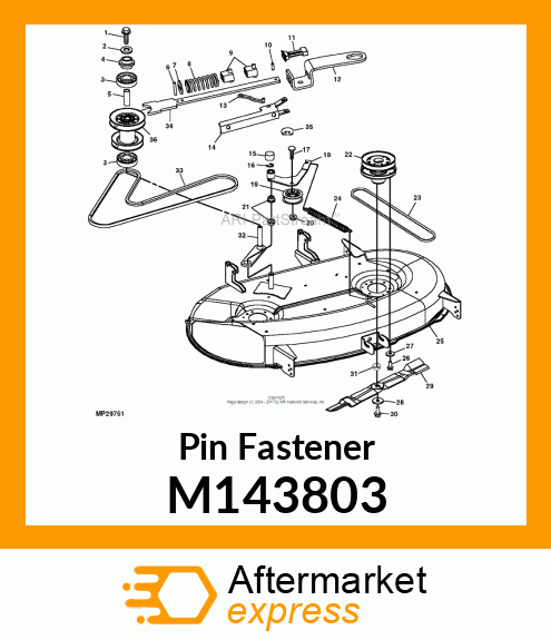 Pin Fastener M143803