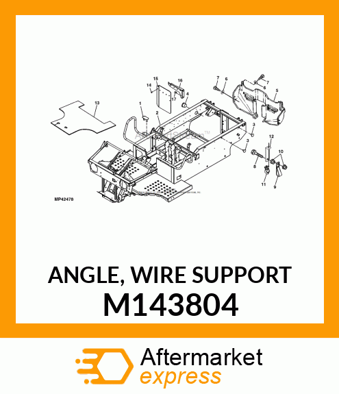 ANGLE, WIRE SUPPORT M143804