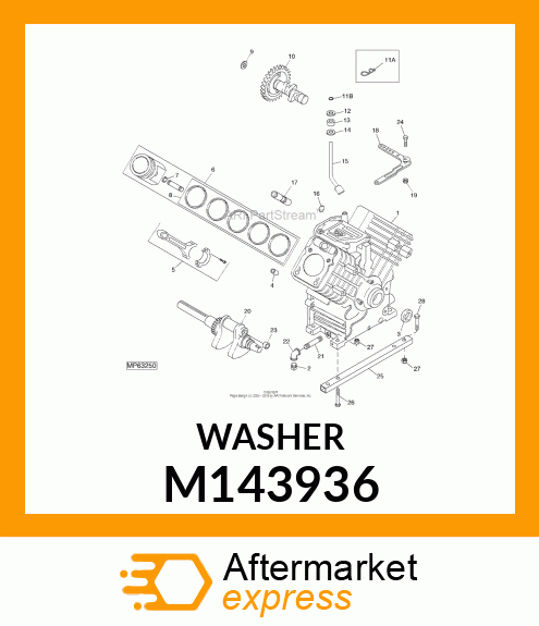 WASHER, PLAIN 9MM M143936