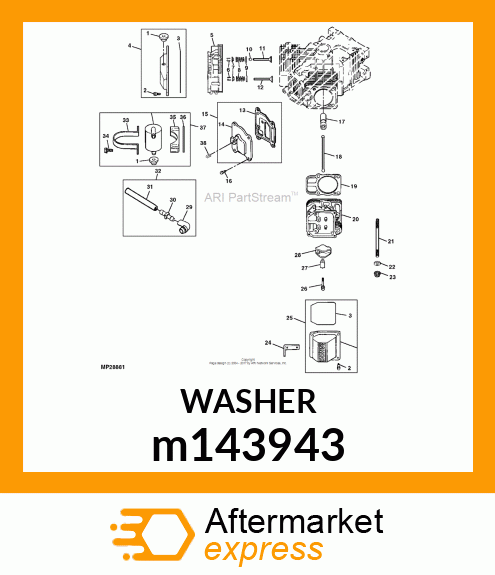 WASHER, FLAT m143943