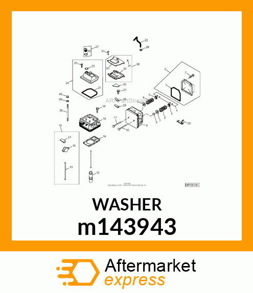 WASHER, FLAT m143943