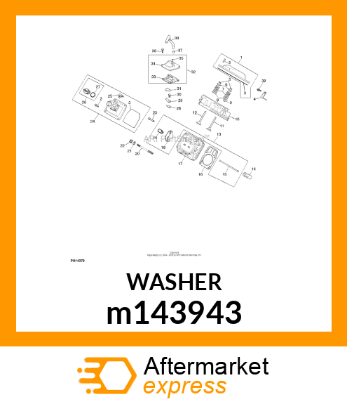 WASHER, FLAT m143943