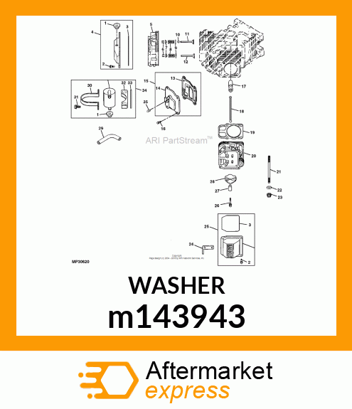 WASHER, FLAT m143943