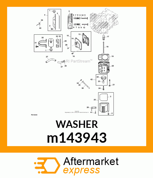 WASHER, FLAT m143943