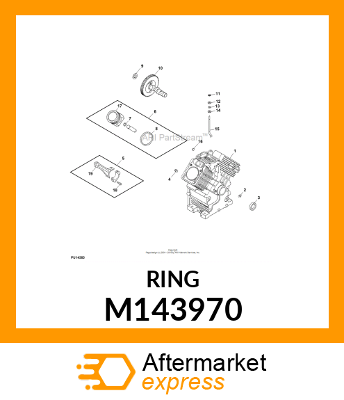 SEAL, GOVERNOR CROSS SHAFT M143970