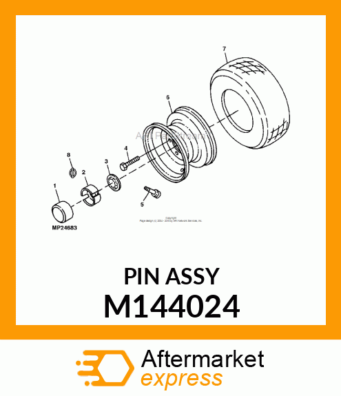 Pin Fastener M144024