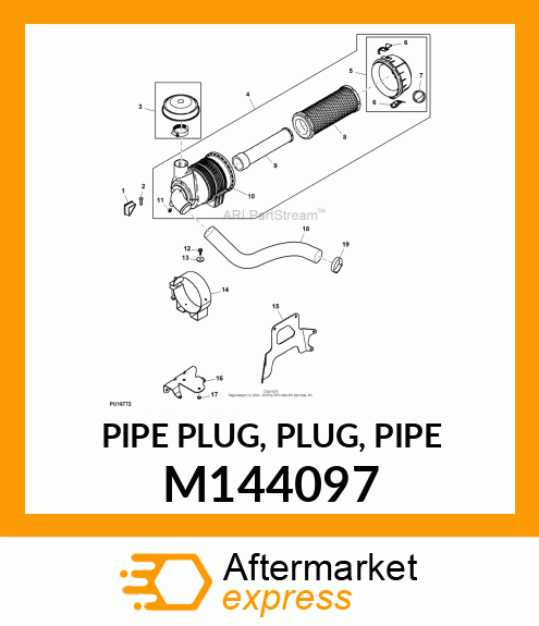 PIPE PLUG, PLUG, PIPE M144097