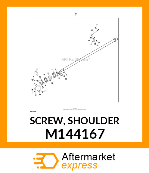 SCREW, SHOULDER M144167