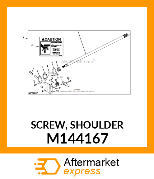 SCREW, SHOULDER M144167