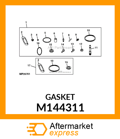 GASKET, INTAKE M144311