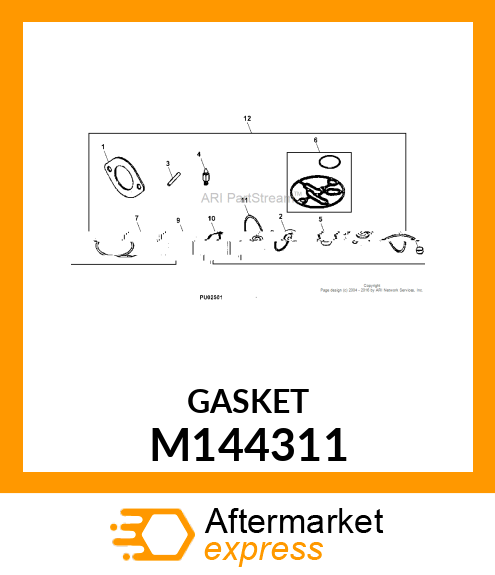 GASKET, INTAKE M144311